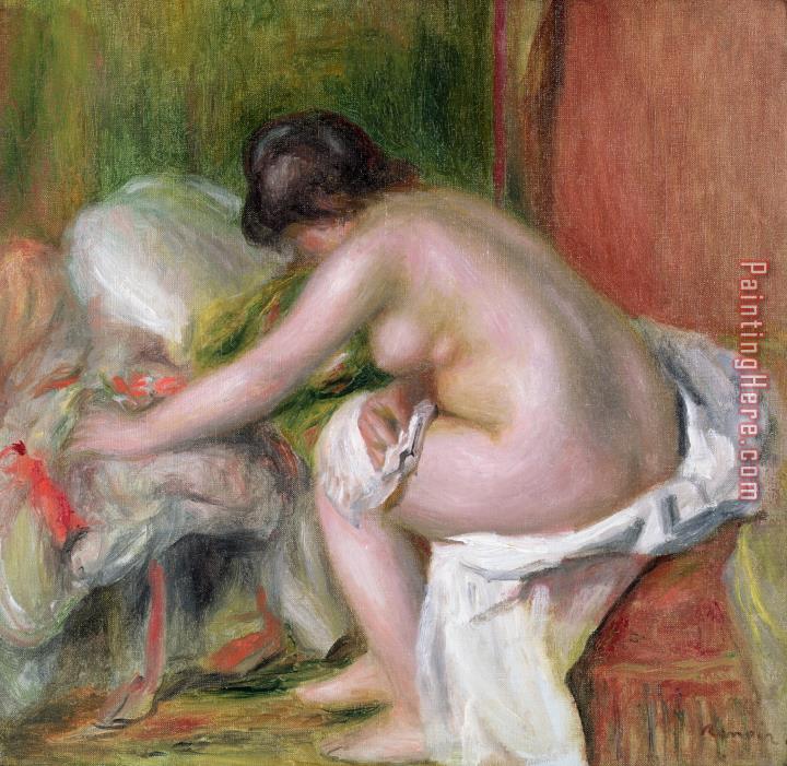 Pierre Auguste Renoir Seated Bather